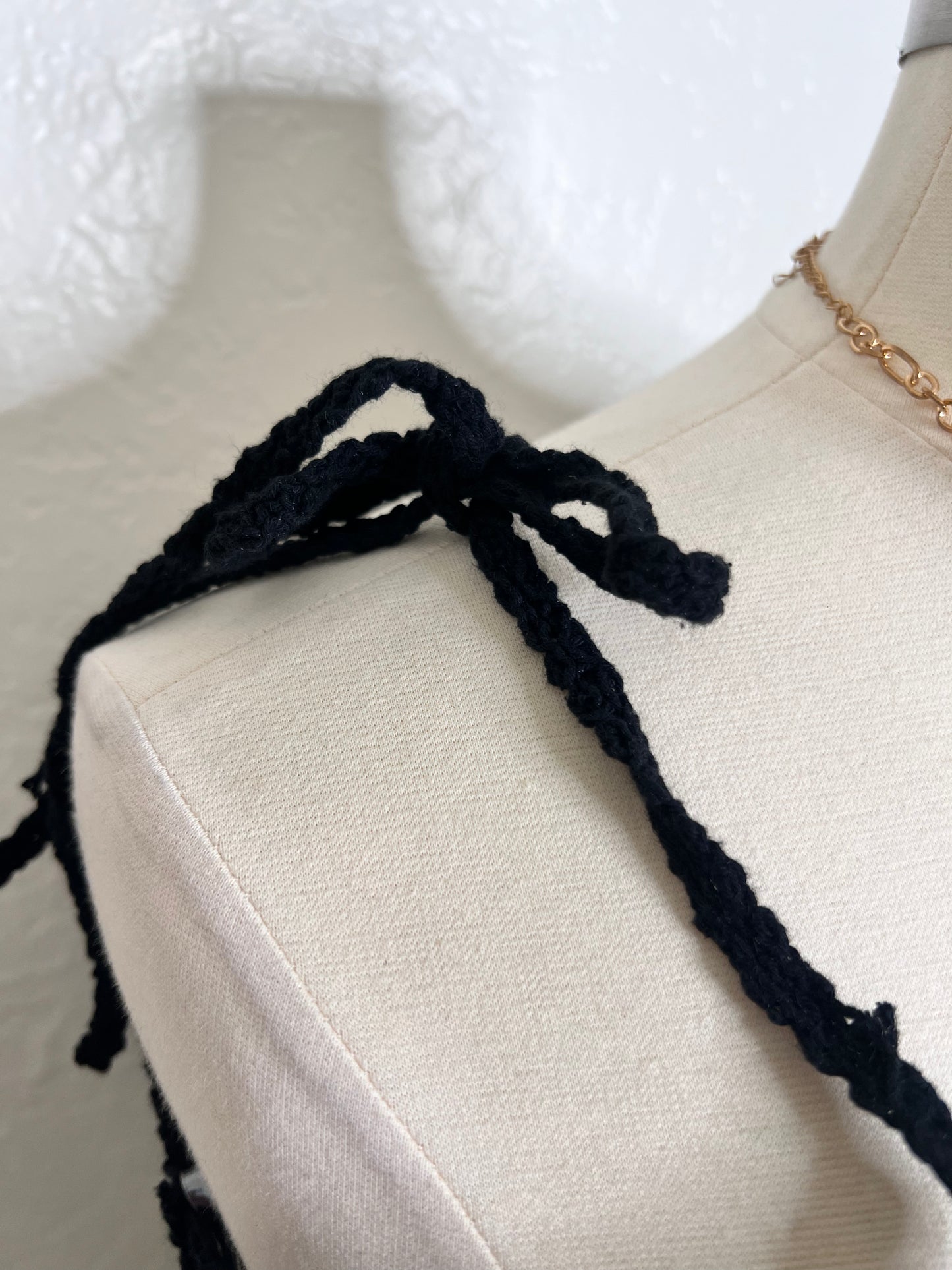 Crochet Top - Black