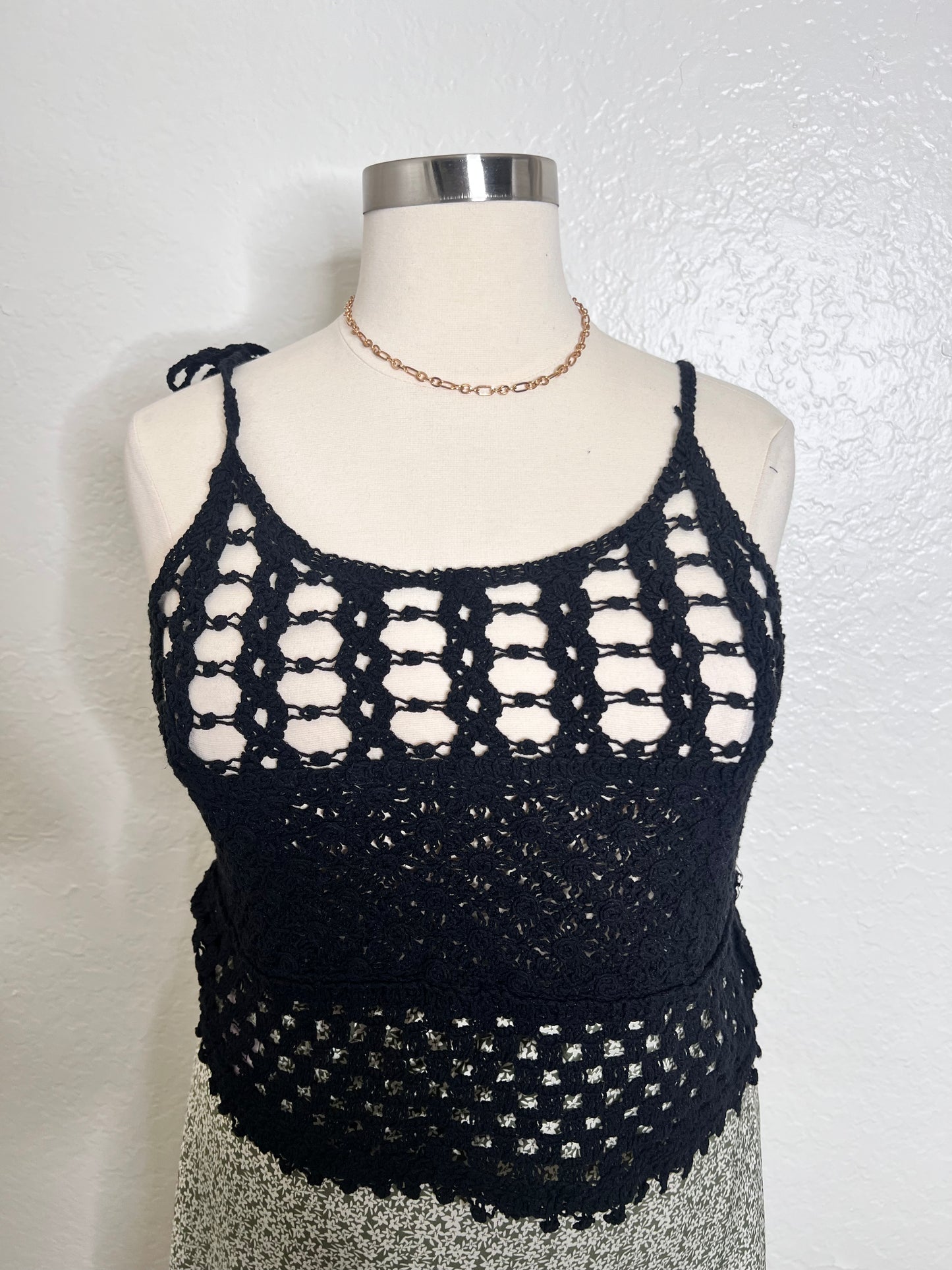 Crochet Top - Black