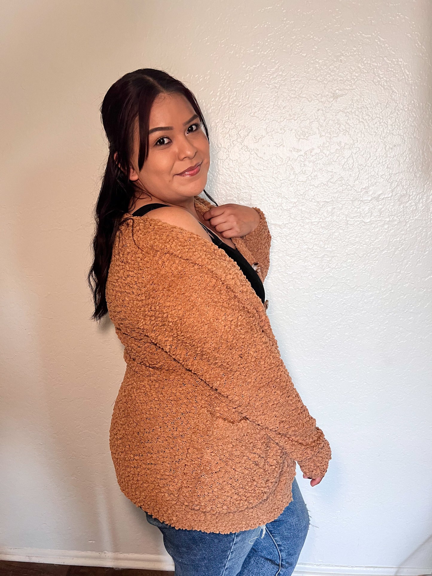 Cozy Cardi - Tan