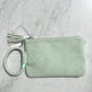 Here to Party Wristlet - Mint