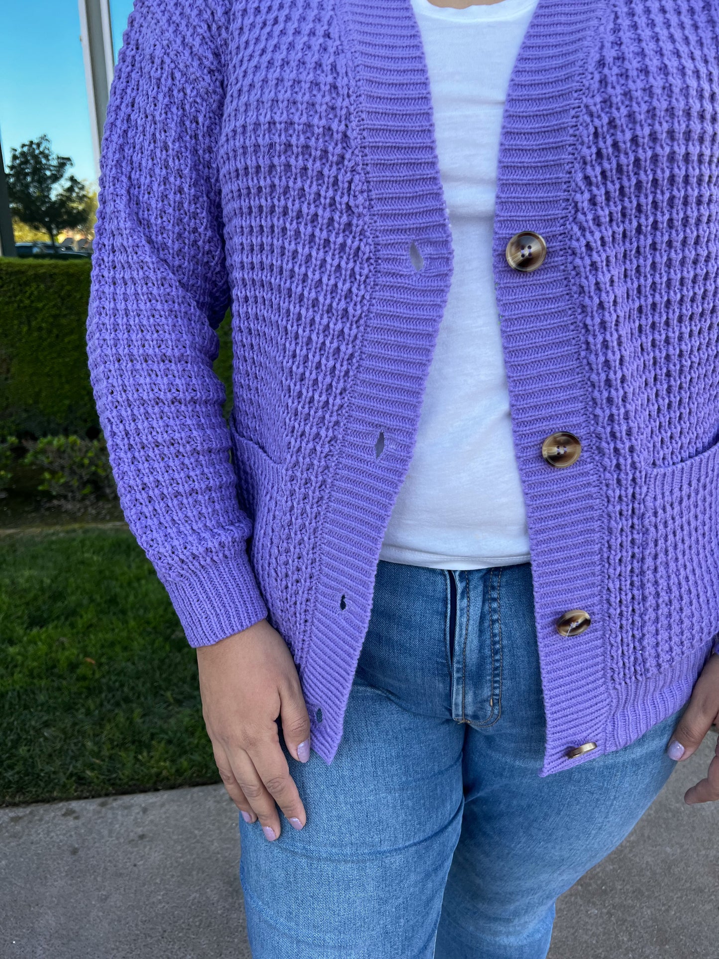Lavender Dream Knit Cardigan