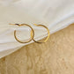 18K Gold Plated Go-to Gold Hoop